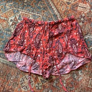 Abercrombie & Fitch Pink Paisley shorts